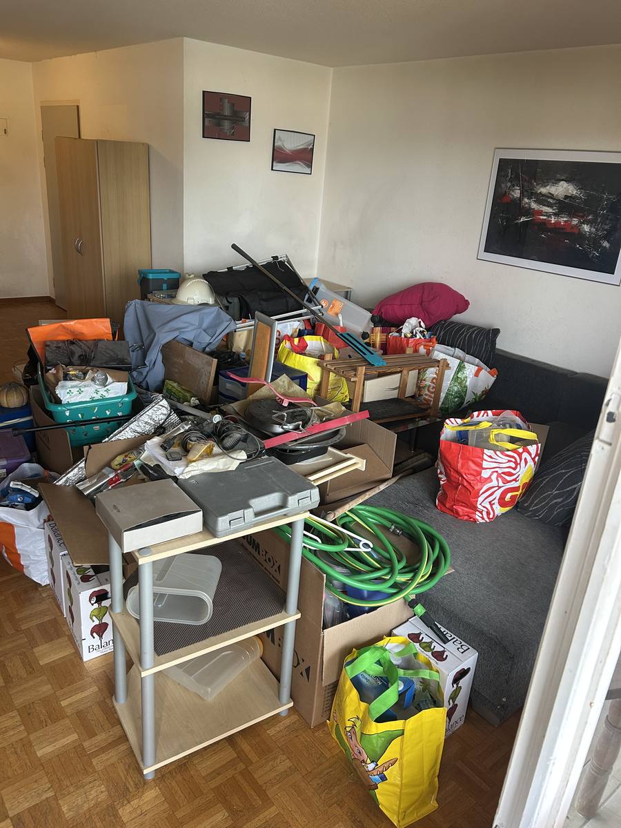 Appartement avant un vide-maison à Fribourg