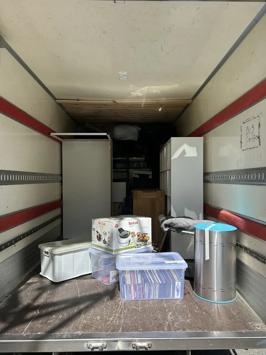 Camion d'intervention Recycl'&Move à La Roche, dans le district de la Gruyère